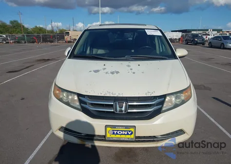 2014 Honda Odyssey Ex-L z USA, uszkodzony, nr VIN 5FNRL5H67EB083570